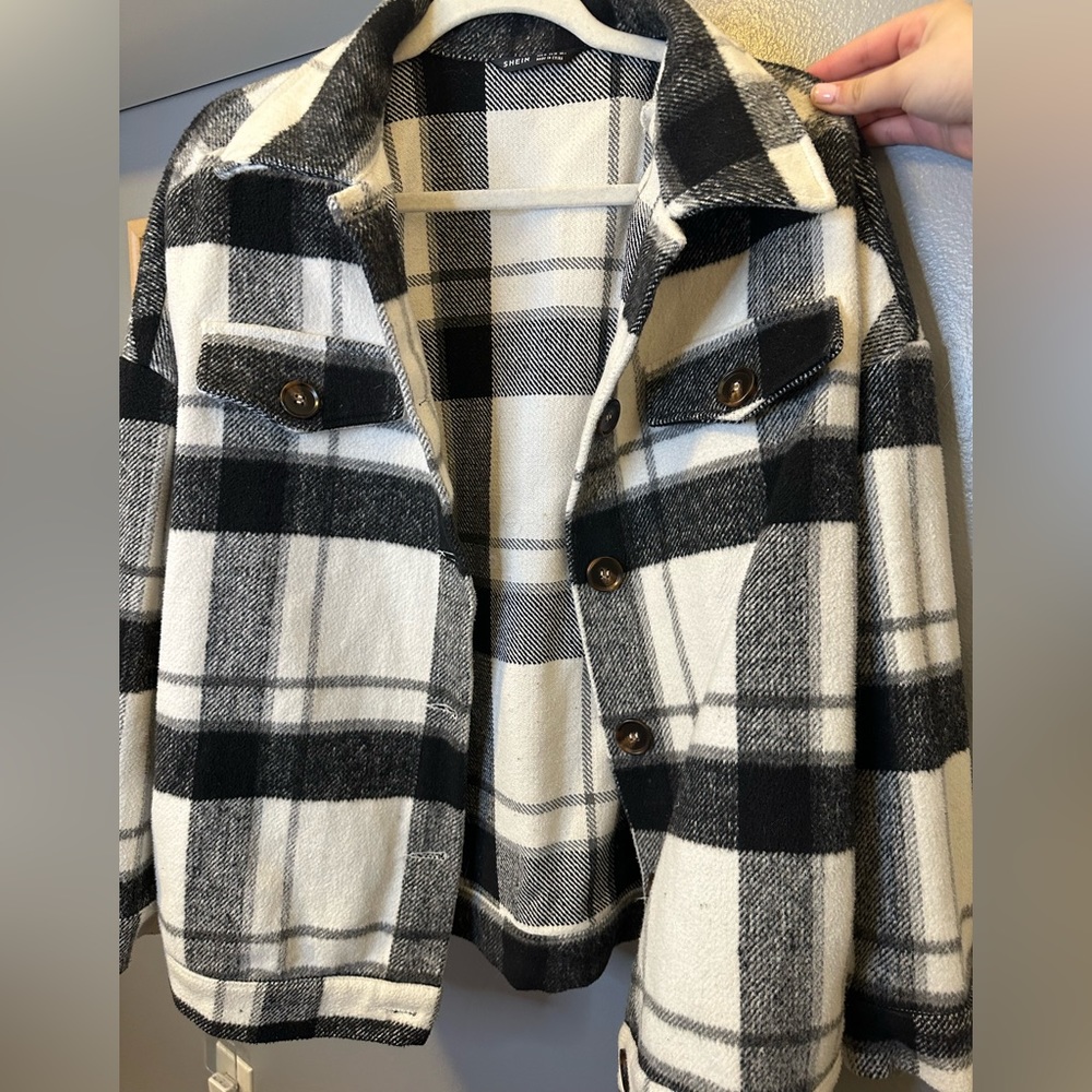 Shein Plaid Jacket
